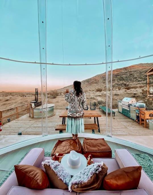 JTHAVN-Joshua Tree Remote Dessert Bubble Dome Esterno foto